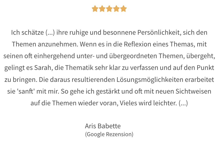 5-Sterne Bewertung-Aris