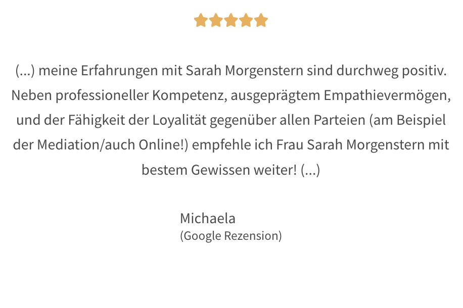 5-Sterne Bewertung-Michaela